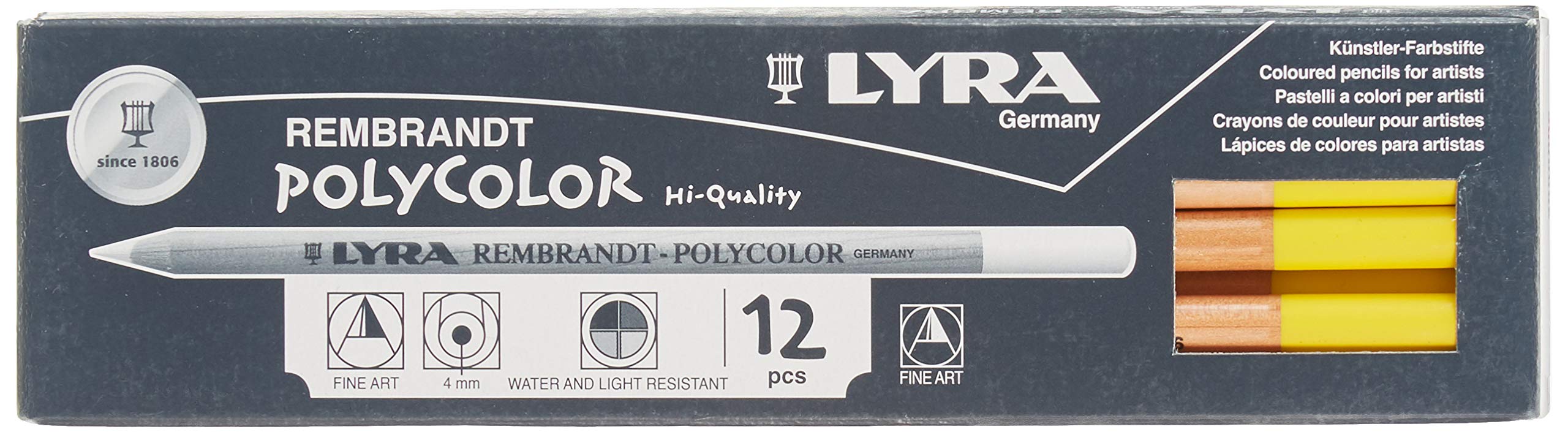 Lyra リラ レンブラント ポリカラーイエロースチールドゥグレーン (12